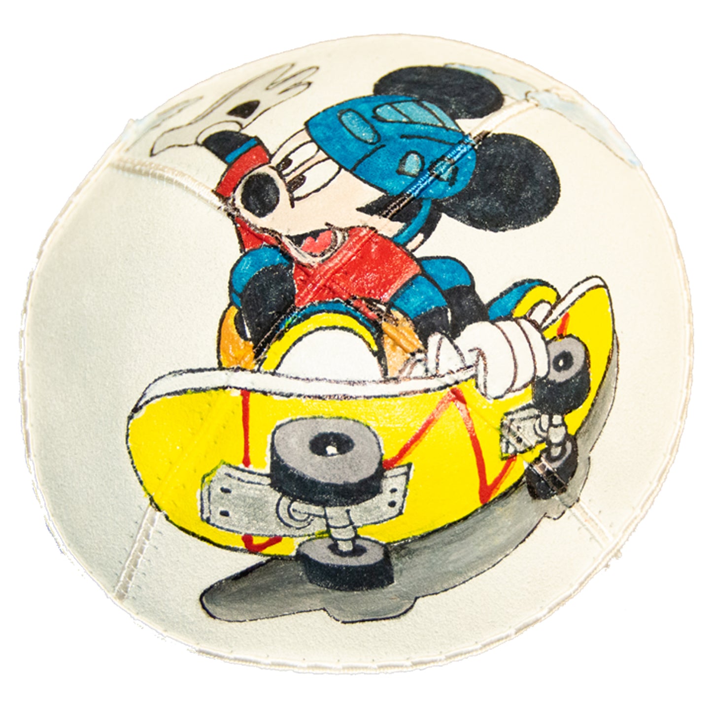 Mickey Skateboarding Kippah